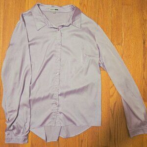 Fashion Nova Button-Up Long-Sleeve Shirt